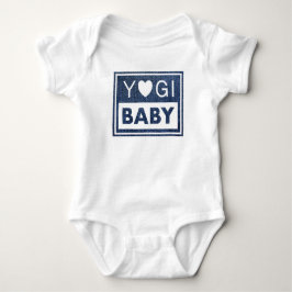 Yogi-Babybodysuit mit Jeans-Muster Baby Strampler