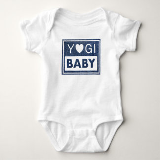 Yogi-Babybodysuit mit Jeans-Muster Baby Strampler