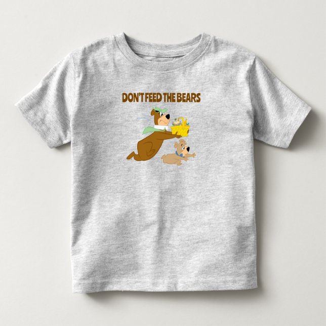 Yogi-Bär und Boo-Boo-Panik Kleinkind T-shirt (Vorderseite)