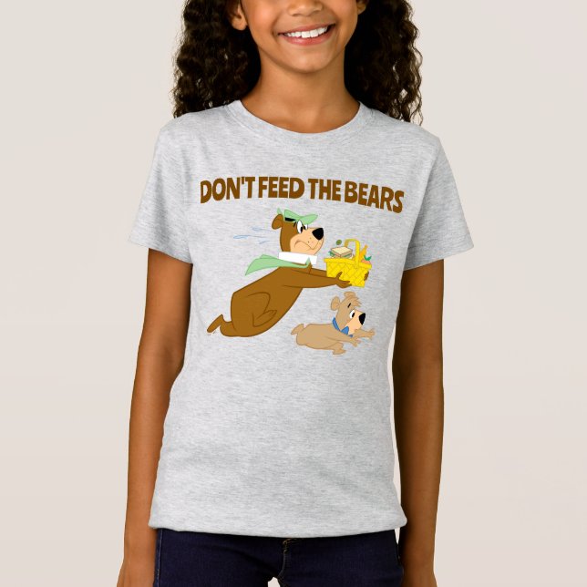 Yogi-Bär und Boo-Boo-Panik T-Shirt (Vorderseite)