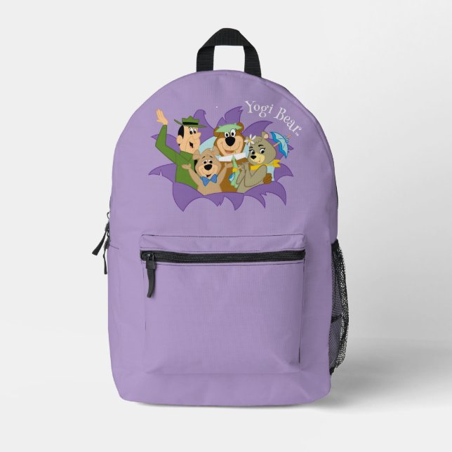Yogi Bär und Freunde Überraschung Bedruckter Rucksack (Vorderseite)