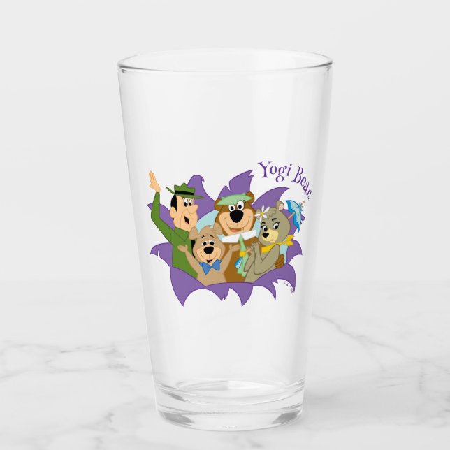 Yogi Bär und Freunde Überraschung Glas (Vorderseite)