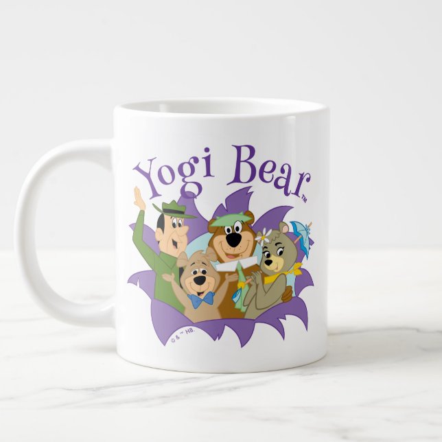 Yogi Bär und Freunde Überraschung Jumbo-Tasse (Links)