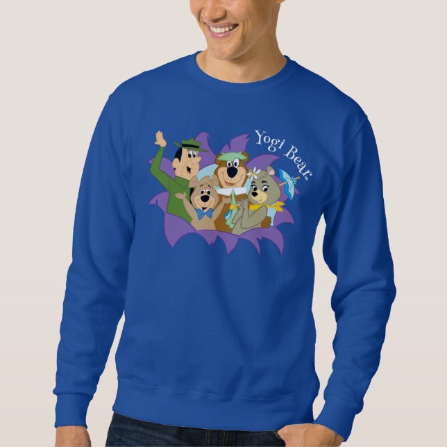 Yogi Bär und Freunde Überraschung Sweatshirt (Vorderseite)