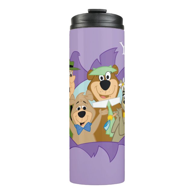 Yogi Bär und Freunde Überraschung Thermosbecher (Vorderseite)