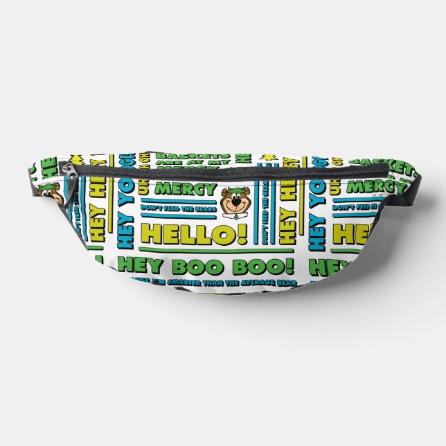 Yogi Bären's Picnic Quotes & Fun Phrases Muster Bauchtasche (Ablage )