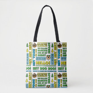 Yogi Bären's Picnic Quotes & Fun Phrases Muster Tasche