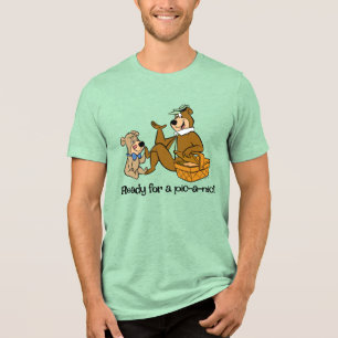 Yogi Bear and Boo Boo Picnic Snack Tri-Blend Shirt