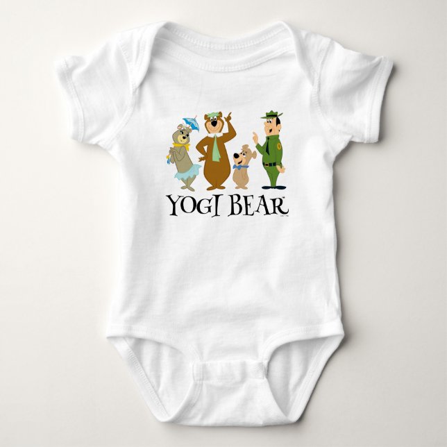 Yogi Bear and Friends Classic Pose Baby Strampler (Vorderseite)