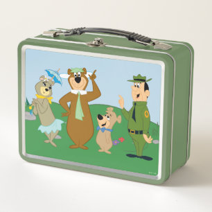 Yogi Bear and Friends Classic Pose Metall Brotdose