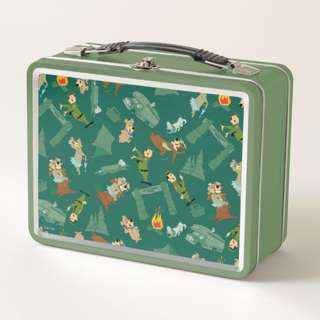 Yogi Bear and Friends Jellystone Park Camp Muster Metall Brotdose (Vorderseite)