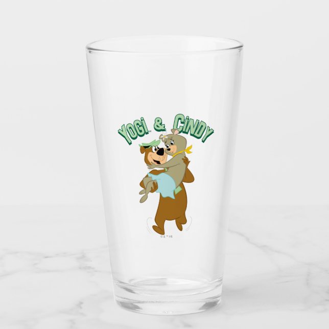 Yogi Bear Carry Cindy Bear Glas (Vorderseite)