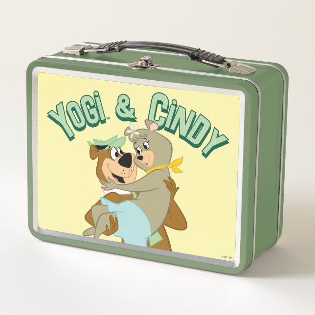 Yogi Bear Carry Cindy Bear Metall Brotdose (Vorderseite)