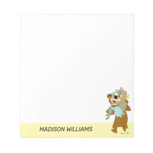 Yogi Bear Carry Cindy Bear Notizblock