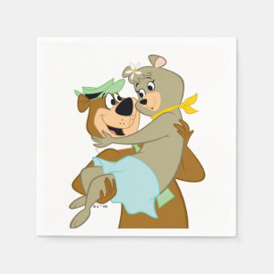 Yogi Bear Carry Cindy Bear Serviette