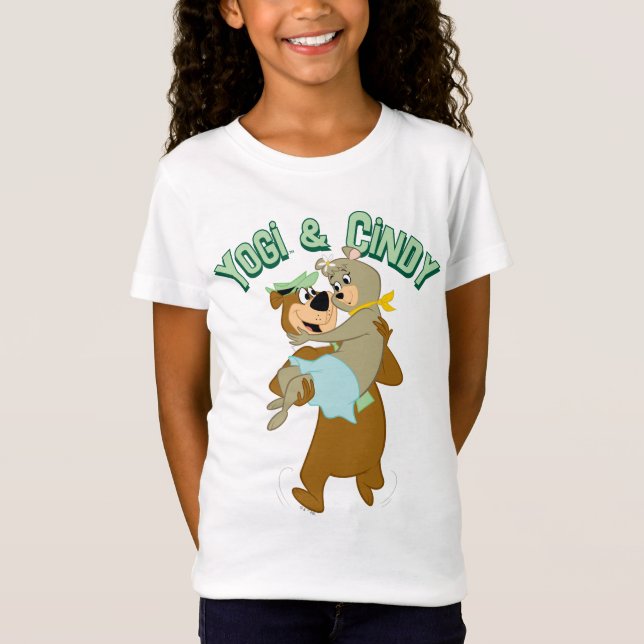 Yogi Bear Carry Cindy Bear T-Shirt (Vorderseite)