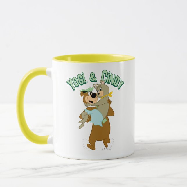 Yogi Bear Carry Cindy Bear Tasse (Links)