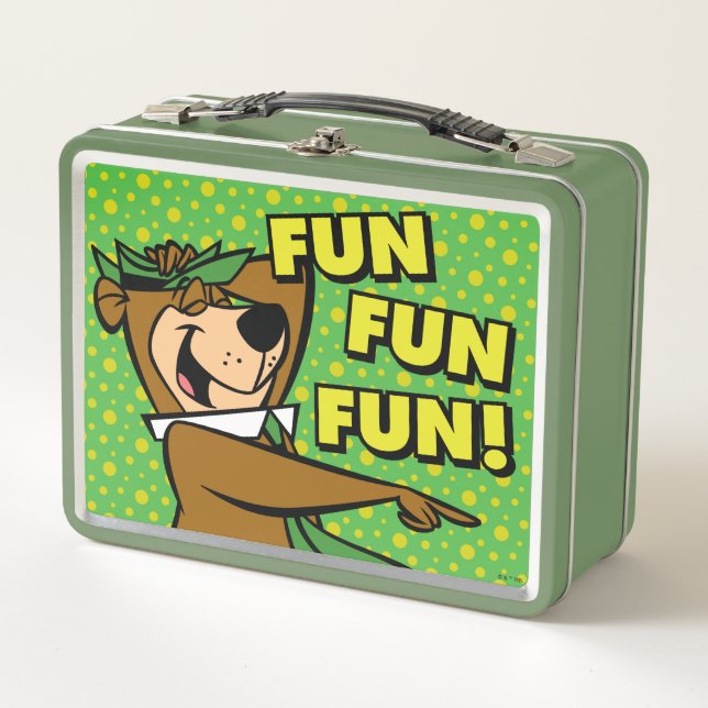 Yogi Bear Fun Fun Fun Metall Brotdose (Vorderseite)