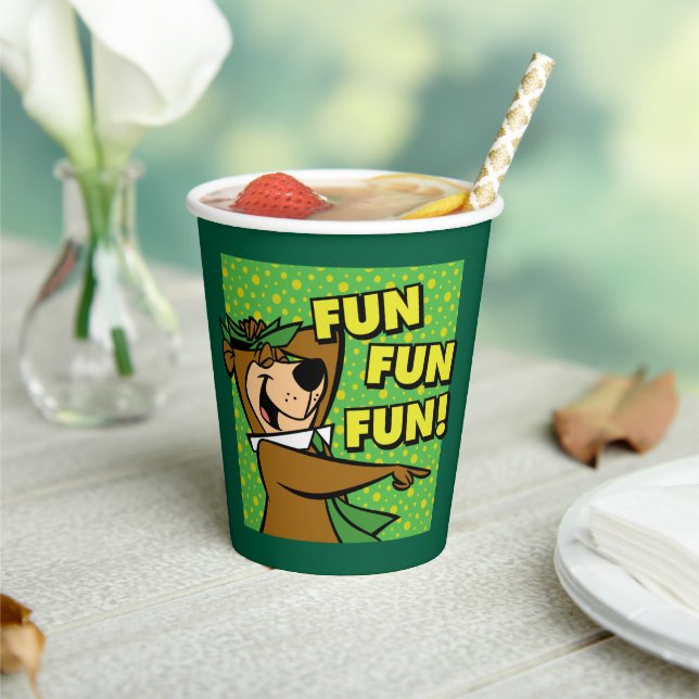 Yogi Bear Fun Fun Fun Pappbecher (In Situ)