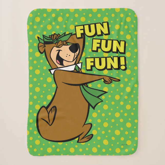Yogi Bear Fun Fun Fun Sherpadecke (Vorderseite)