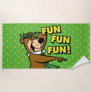Yogi Bear Fun Fun Fun Strandtuch
