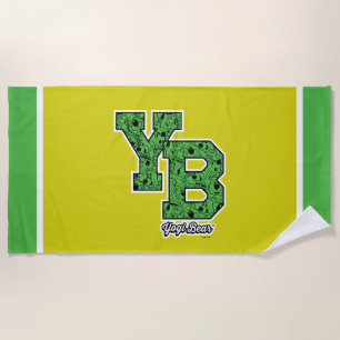 Yogi Bear Gemustert Varsity Letters Strandtuch