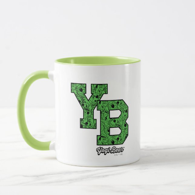 Yogi Bear Gemustert Varsity Letters Tasse (Links)