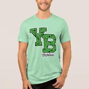 Yogi Bear Gemustert Varsity Letters Tri-Blend Shirt