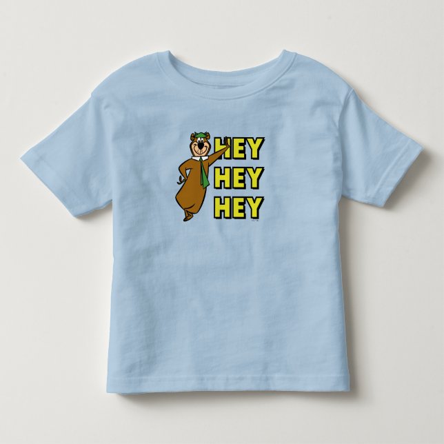 Yogi Bear Hey Hey Hey Kleinkind T-shirt (Vorderseite)
