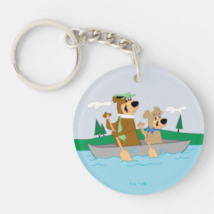 Yogi Bear und Boo Boo Fun Kanuabenteuer Schlüsselanhänger