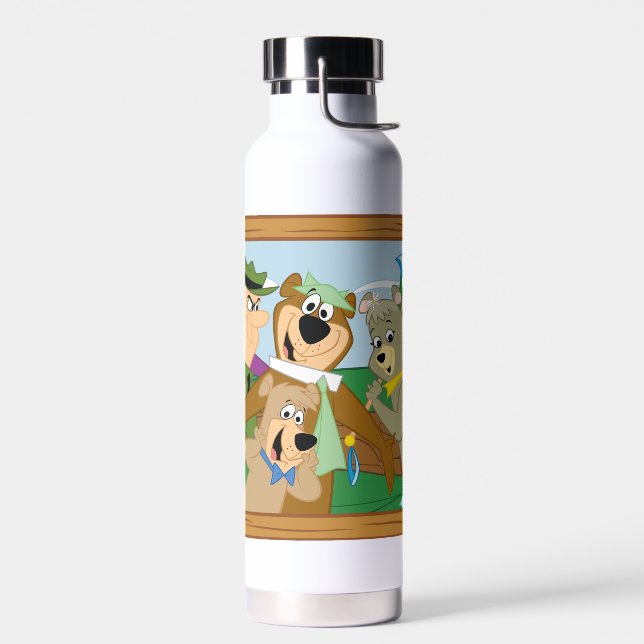Yogi Bear und Friends Gerahmt Forest Picture Trinkflasche (Links)