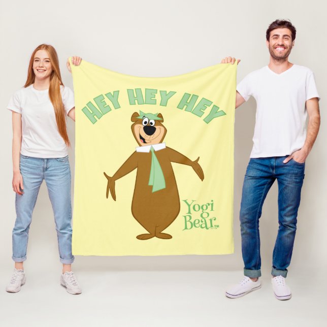 Yogi Bear Willkommen Fleecedecke (Beispiel)
