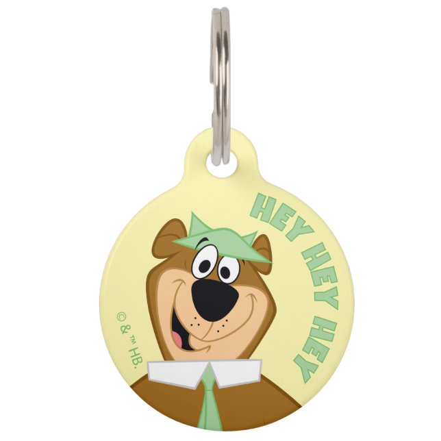 Yogi Bear Willkommen Haustiermarke (Vorderseite)