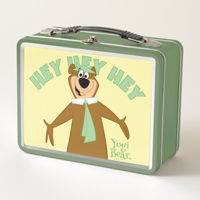 Yogi Bear Willkommen Metall Brotdose (Vorderseite)