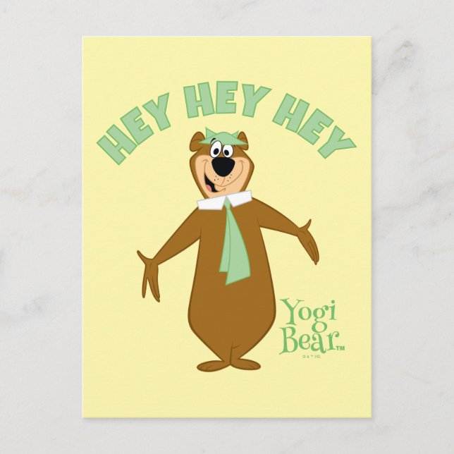 Yogi Bear Willkommen Postkarte (Vorderseite)
