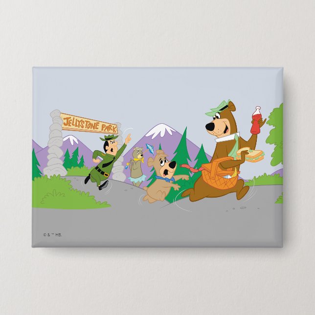 Yogi Bear's Great Picnic Basket Escape Button (Vorderseite)