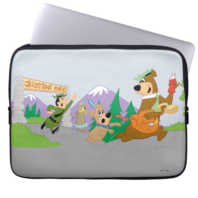 Yogi Bear's Great Picnic Basket Escape Laptopschutzhülle (Vorderseite)