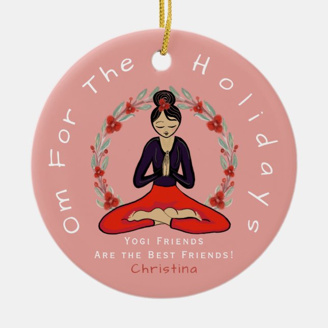 Yogi Friends are the Best Friends Ornament (Vorne)