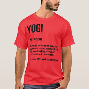 Yogi Funny Definition Namaste Funny Sprichwort T-Shirt