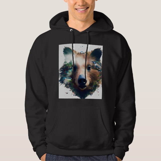 Yogi-Hemd Hoodie (Vorderseite)