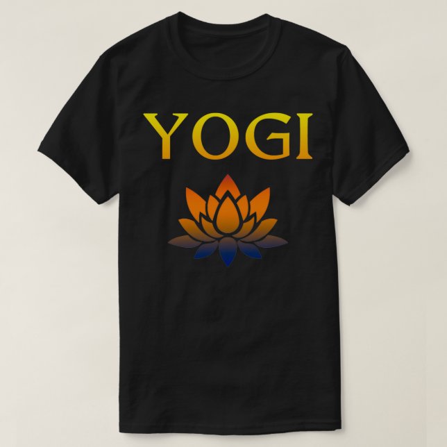 Yogi Practitioner für Yoga T-Shirt (Design vorne)