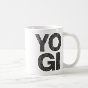 Yogi - Retro-Yoga-Liebhaber im Distressed-Look Wor Kaffeetasse