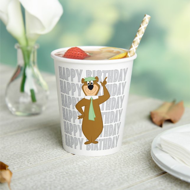 Yogi "schlauer als der durchschnittliche Bär" Pappbecher (In Situ)