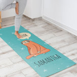 Yogi Sloth Yogamatte<br><div class="desc">Yogi Sloth - Das ist die ultimative Yoga-Matte,  denn nichts kann mehr Zen sein als ein abgekühlter Yogi-Sloth! Passen Sie es mit Ihrem Namen an,  um es noch mehr zu machen,  Ihre ganz eigene Yoga-Matte! Eine wunderbare Geschenkoption für Faulenzer überall. Ohmmmmmmmmmmm!</div>