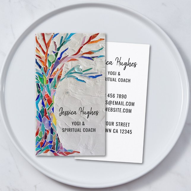 Yogi Spiritual Coach Business Card Visitenkarte (Von Creator hochgeladen)