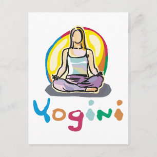 Yogini Postkarte