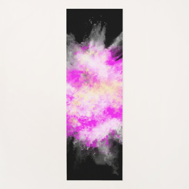 Yogout Yoga Workout Moderne Yoga Mat Abstrakter Po Yogamatte (Vorderseite)