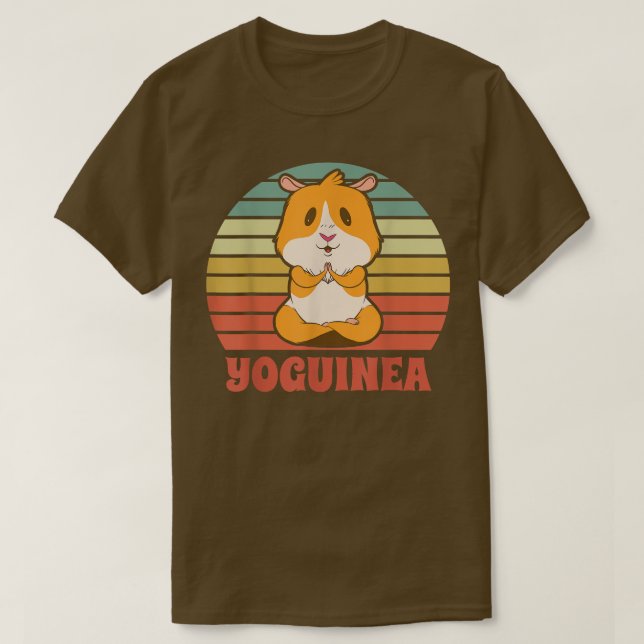 Yoguinea Niedliche Guinea Pig Rodent Pet Yoga Medi T-Shirt (Design vorne)