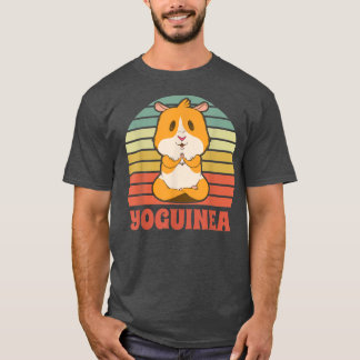 Yoguinea Niedliche Guinea Pig Rodent Pet Yoga Medi T-Shirt