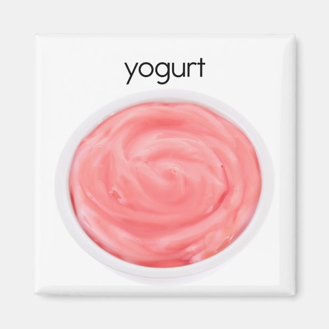 Yogurt Kühlschrank Magnet (Vorne)